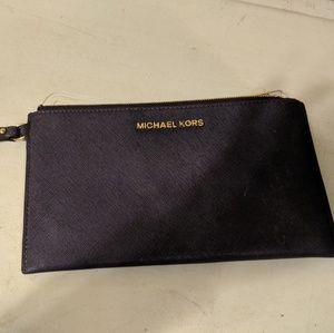 Purple Michael Kors Wristlet